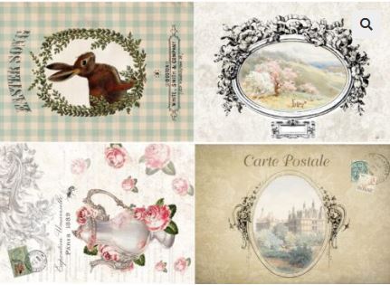 Spring Blocks 2024 Decoupage Paper