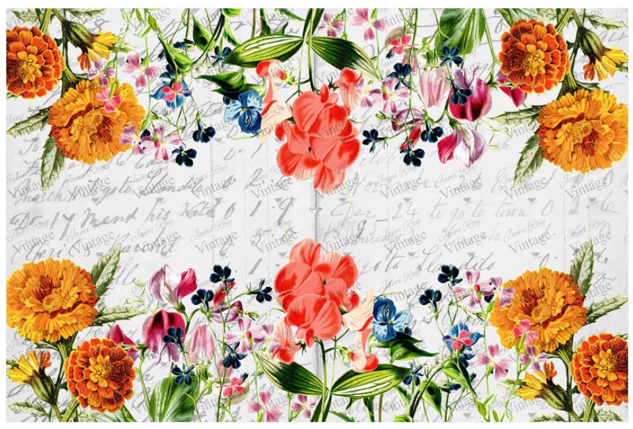 Summer Flower Garden | JRV Paper
