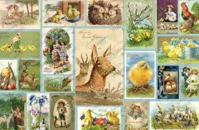 Vintage Easter Cards Decoupage Paper