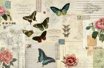 Butterfly Masterboard Decoupage Paper