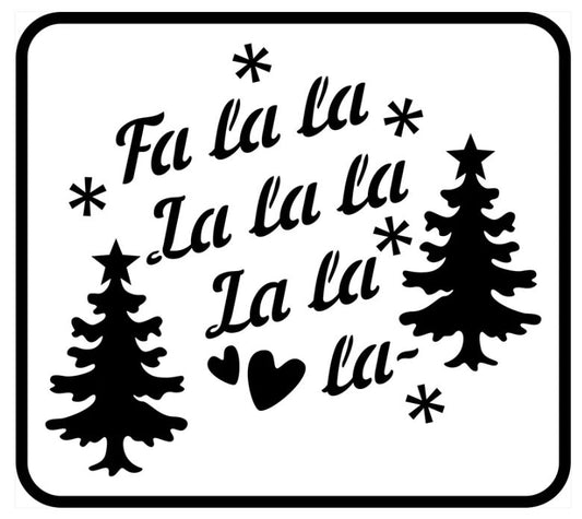 Fa La La | JRV Stencils