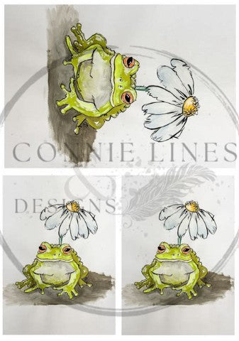 Toadally Cool Multiple | Connies Rice Paper | A4