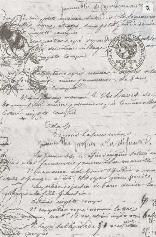 Natural History Decoupage Paper