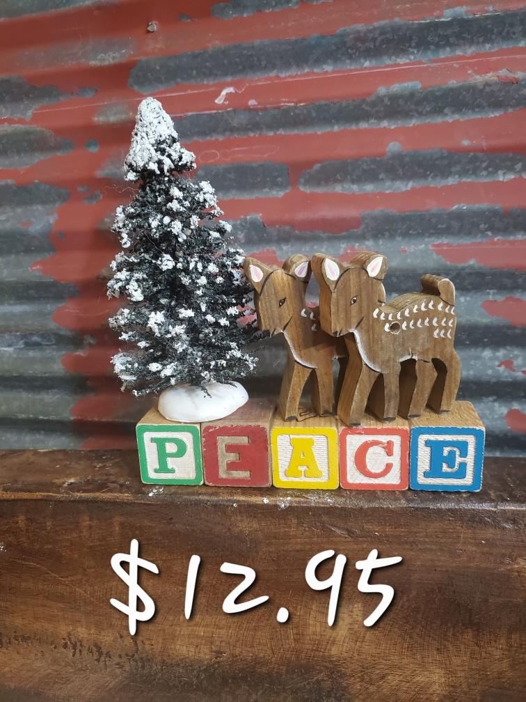 Peace Christmas Blocks