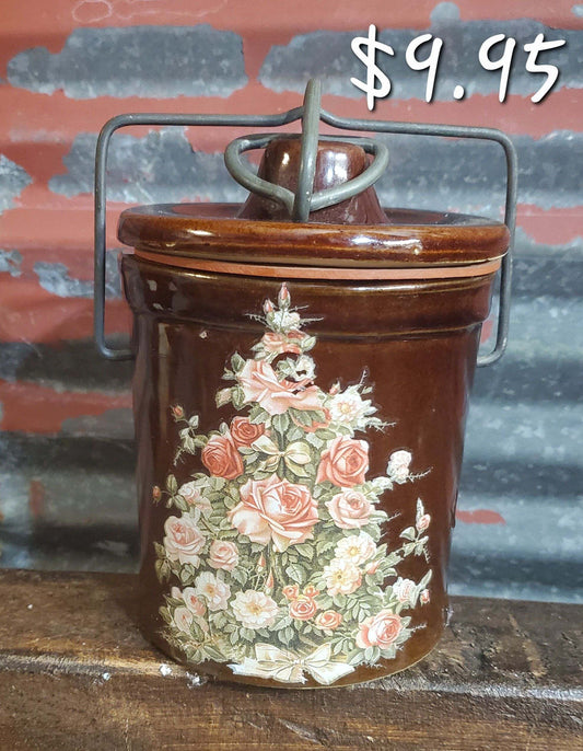 Brown Tree Jar