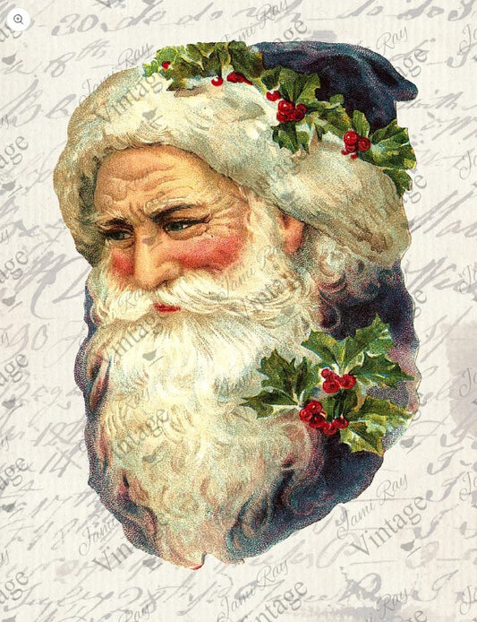 Santa Print | JRV Rice Paper | A4