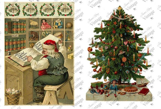 Santa's Workshop | JRV Rice Paper | A4